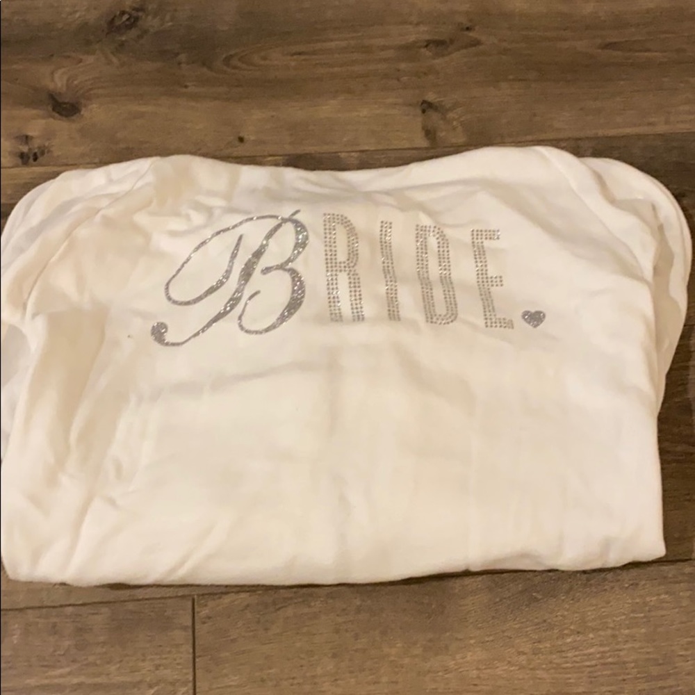 Bride zip up jacket